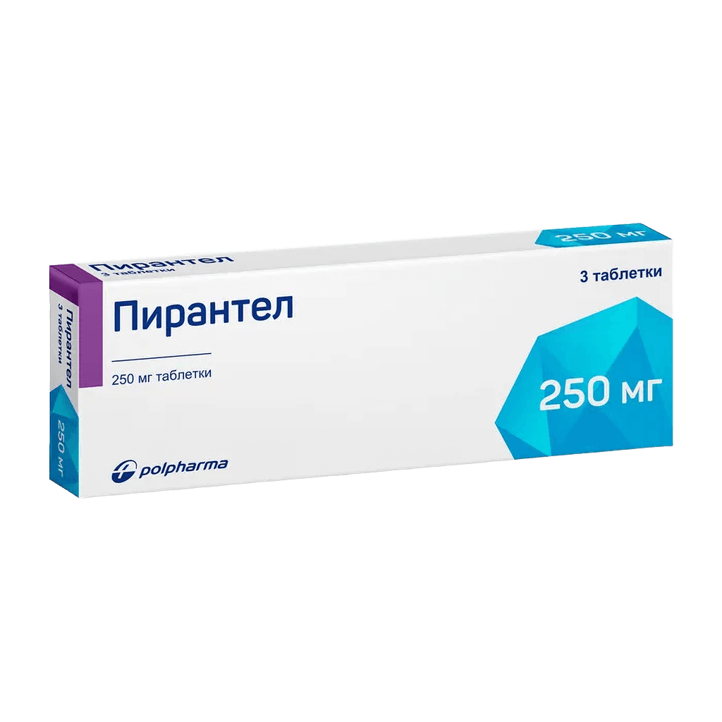 Пирантел 250 мг, таб. №3