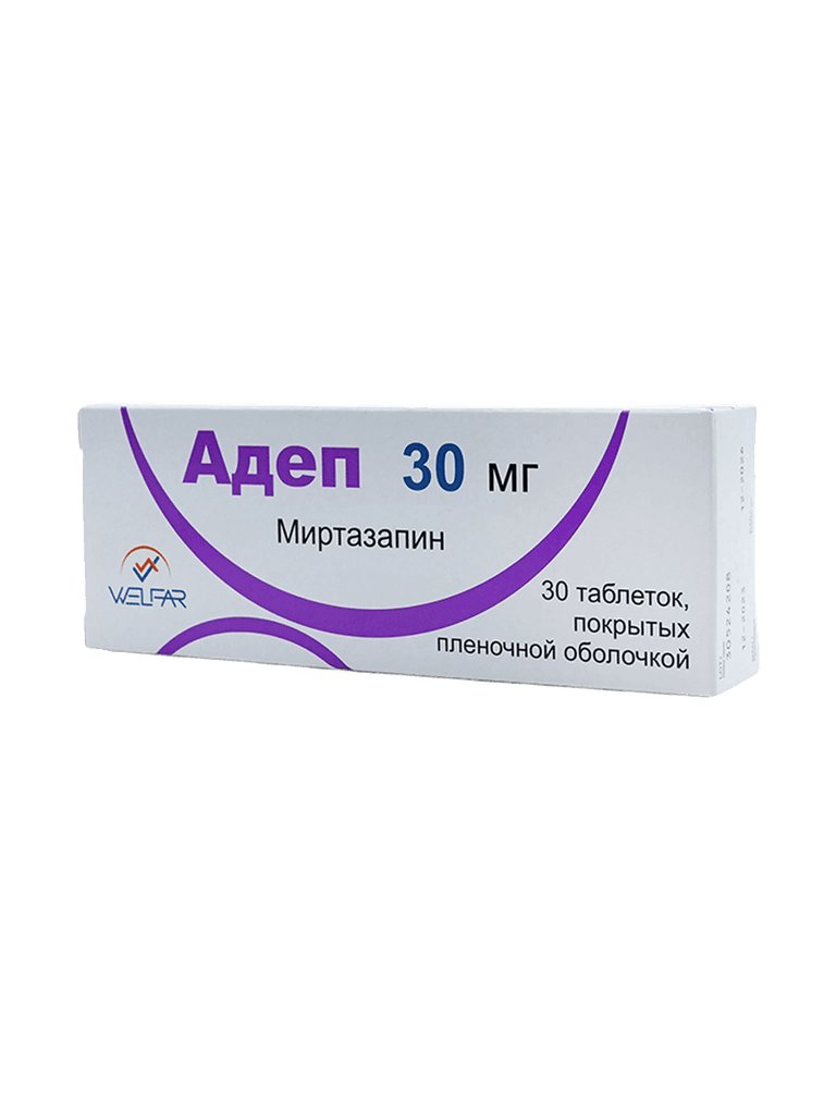 Адеп, 30 мг, таб. №30