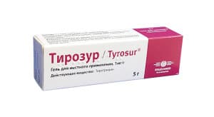 Тирозур, 1 мг/г 25 г, гель