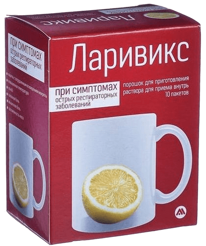 Ларивикс, 4,36 г, пакетики, №10
