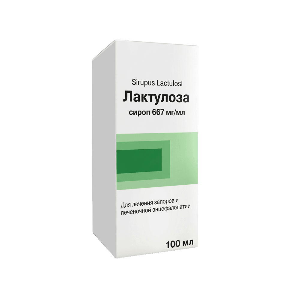 Лактулоза, 667 мг/мл, 100 мл, сироп