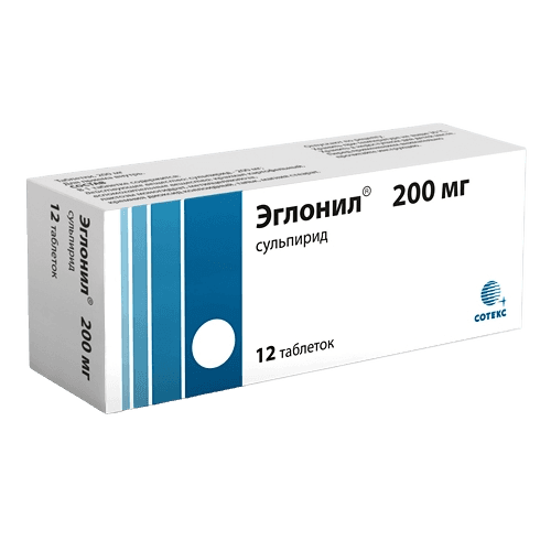 Эглонил, 200 мг, таб. №12