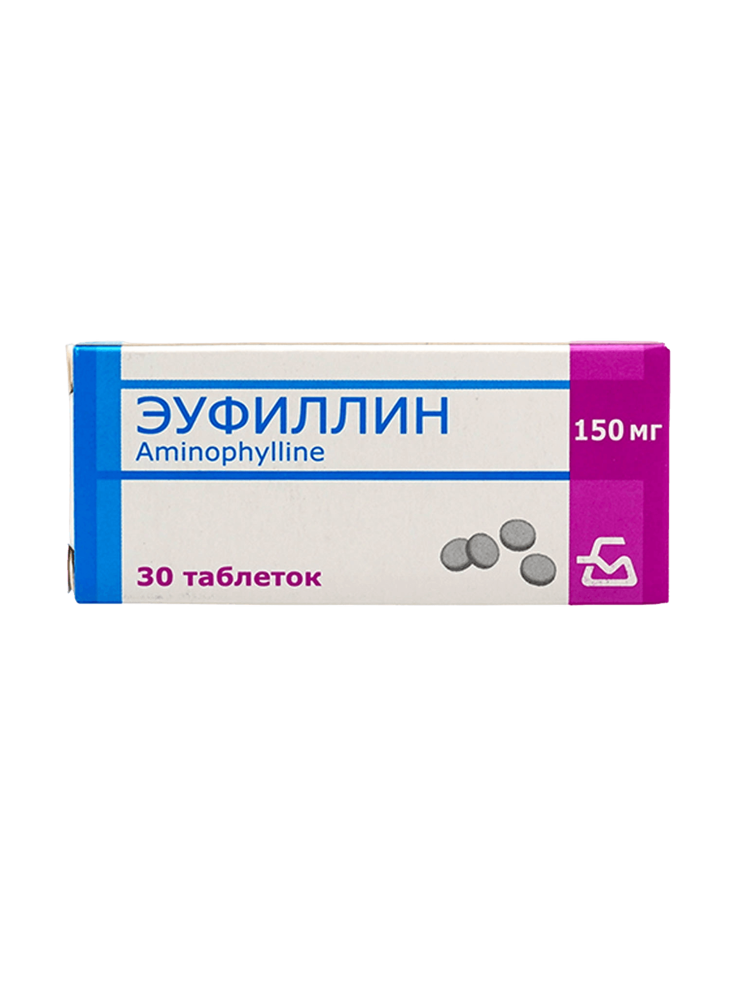 Эуфиллин, 150 мг, таб. №30