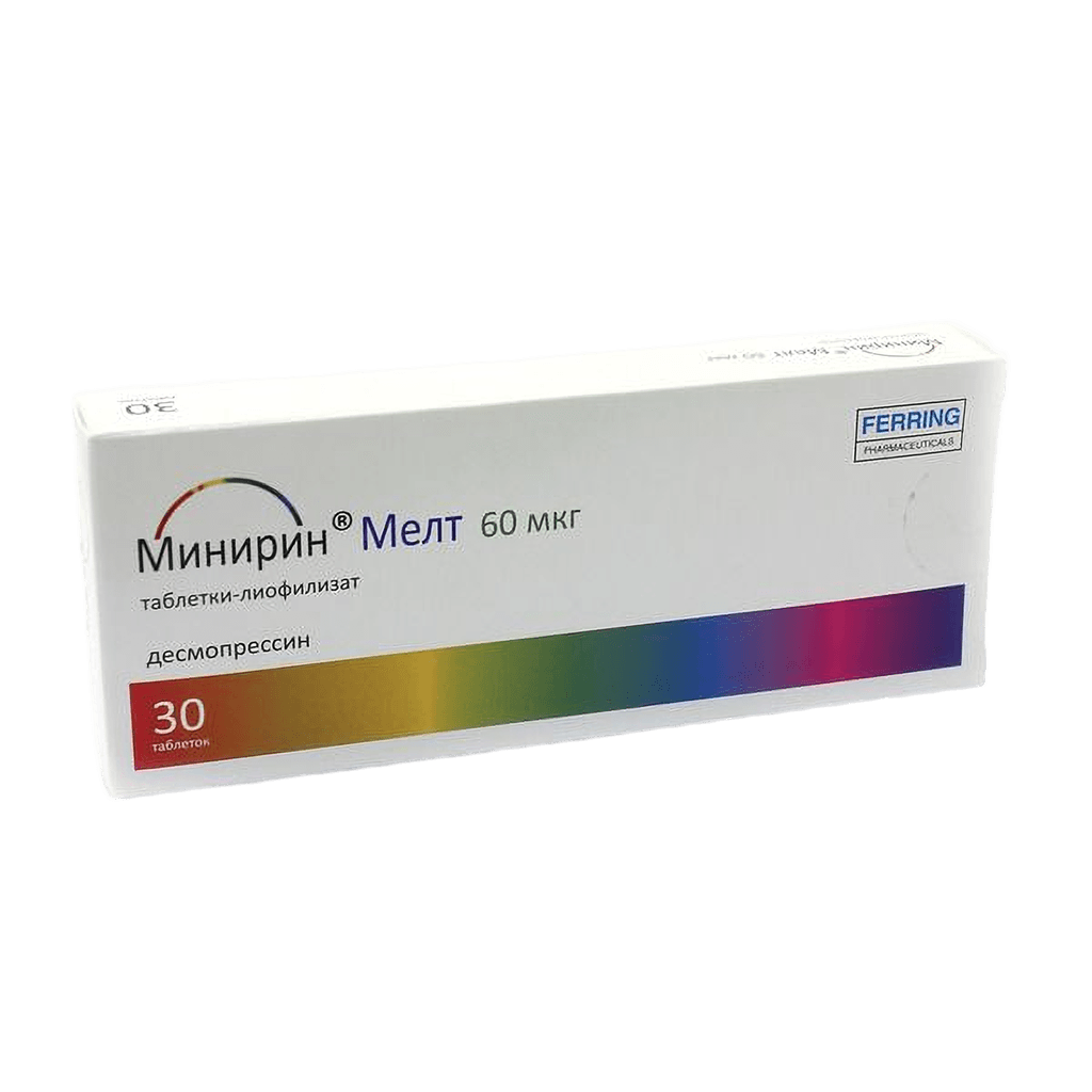 Минирин Мелт, 60 мкг, таб. №30