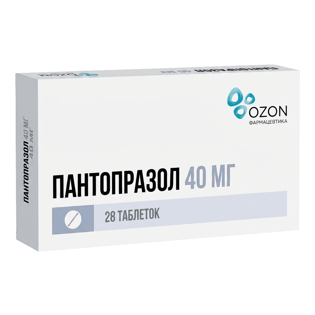 Пантопразол, 40 мг, таб. №28