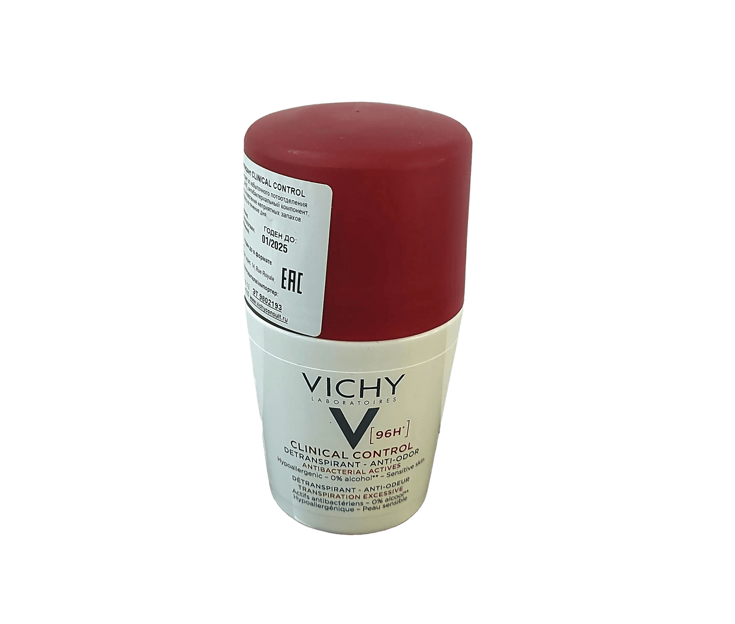Дезодорант шариковый Vichy Clinical Control 96 Н, 50 мл