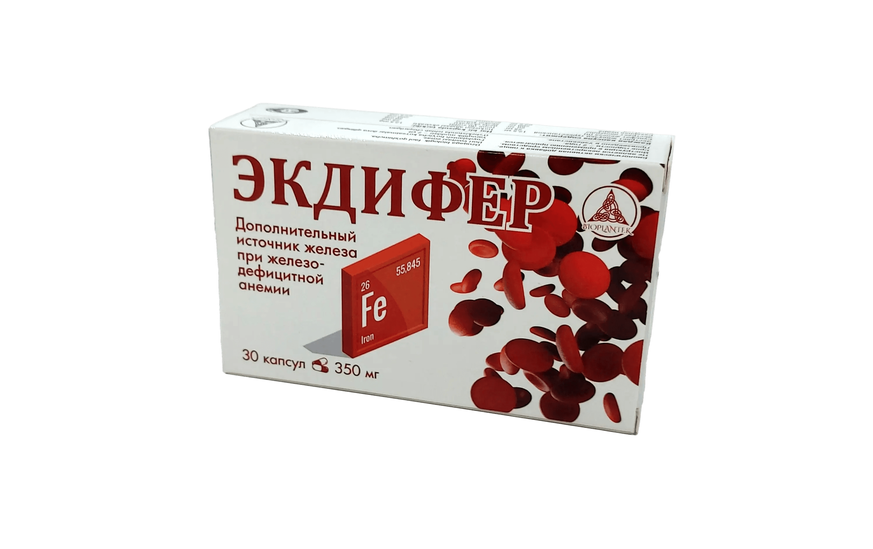 Экдифер, 350 мг, капс. №30