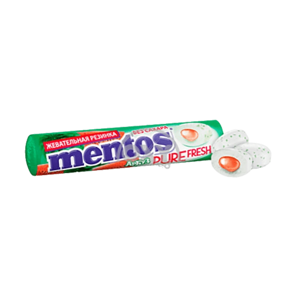 Жевательная резинка Mentos Pure Fresh Арбуз, 15,5 г