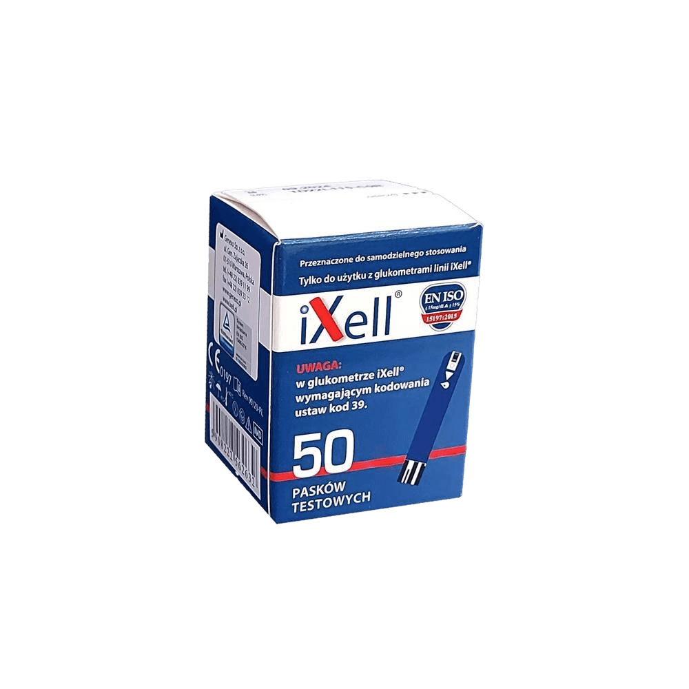 Тест-полоски для глюкометра Ixell, №50