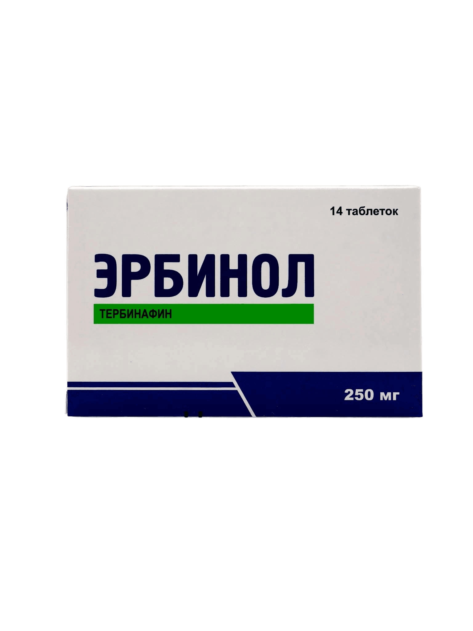 Эрбинол, 250 мг, таб. №14