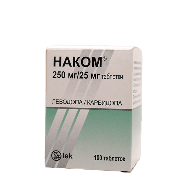 Наком, 250 мг/25 мг, таб. №100