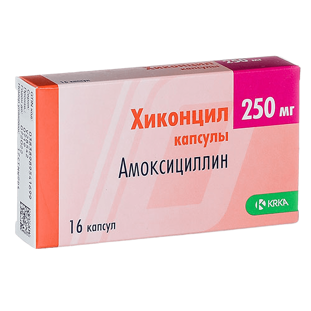 Хиконцил, 250 мг, капс. №16
