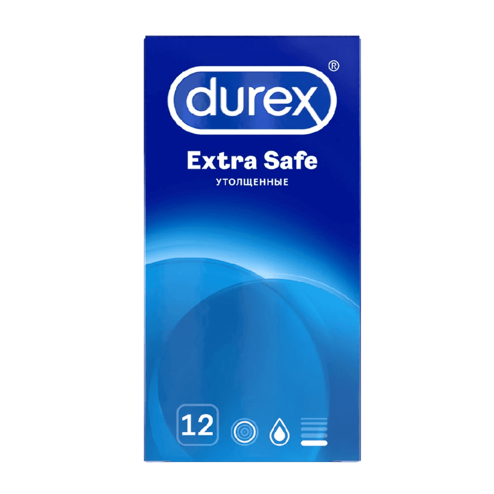 Презервативы Durex Extra Safe, №3 (утолщенные)
