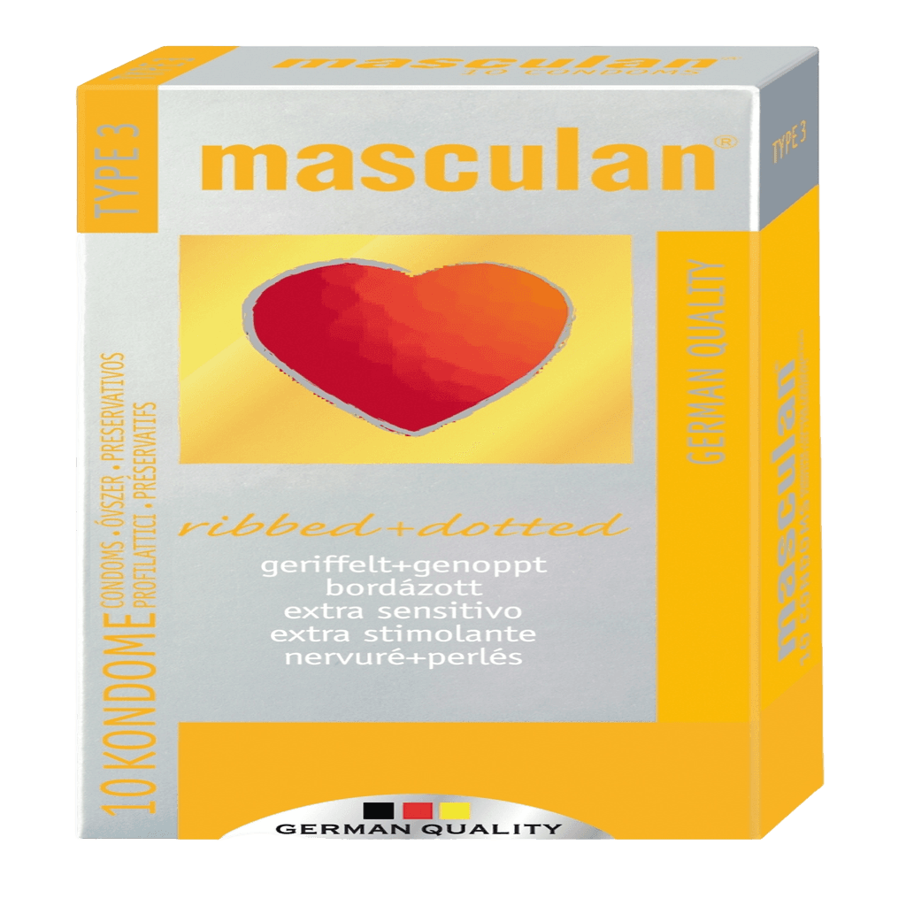 Презервативы Masculan Dotty Ribbed, №10