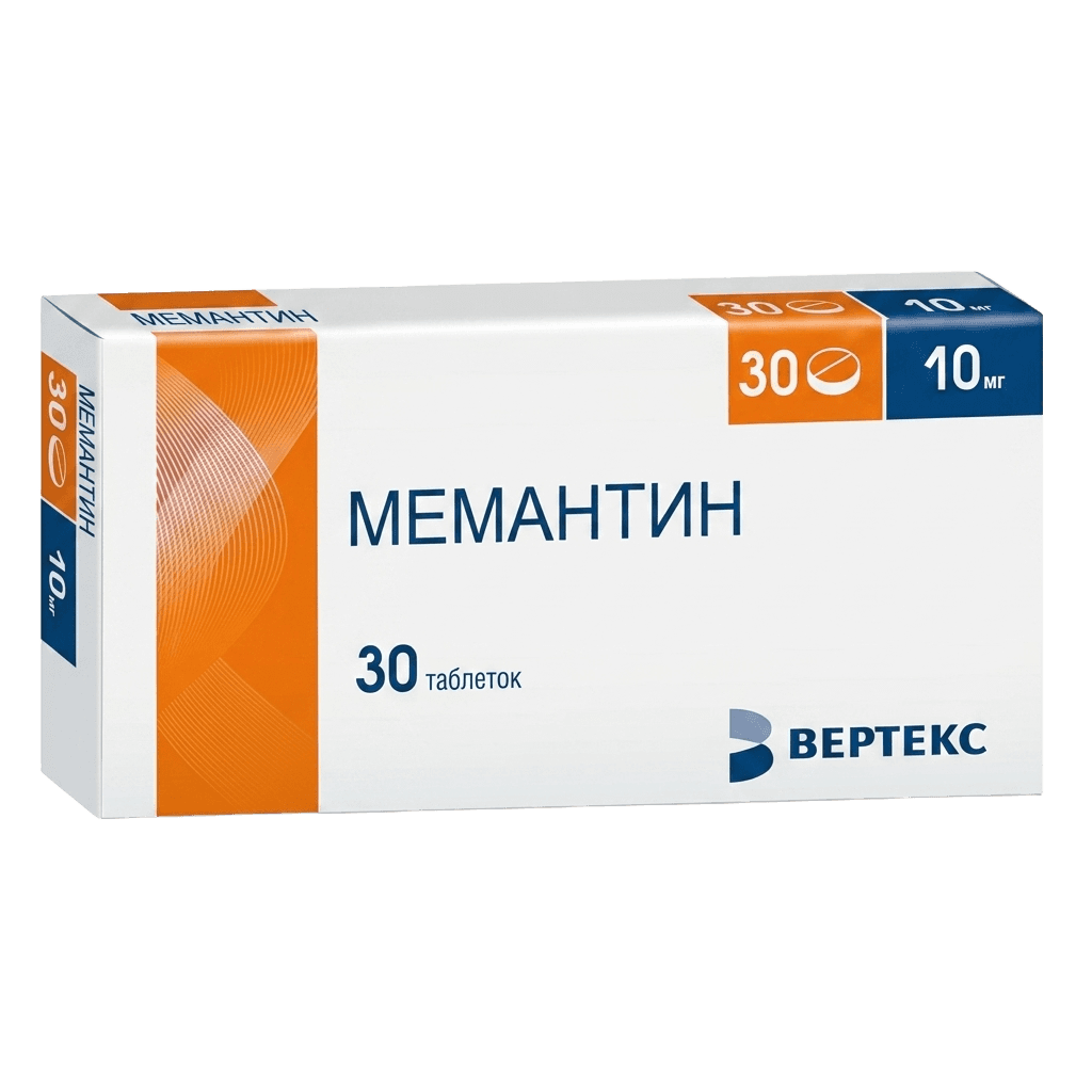 Мемантин, 10 мг, таб. №30