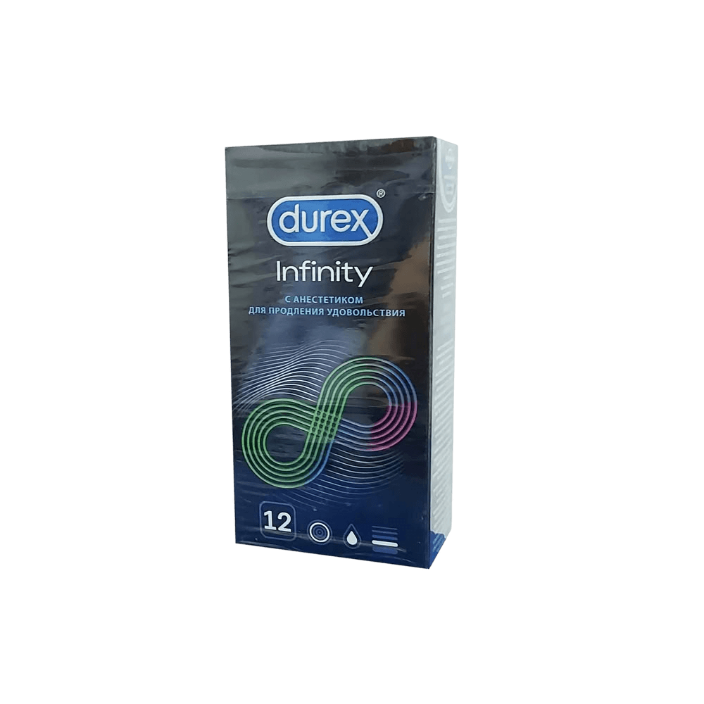 Презервативы Durex Infinity, №3 (с анестетиком)
