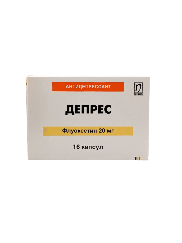 Депрес, 20 мг, капс. №16