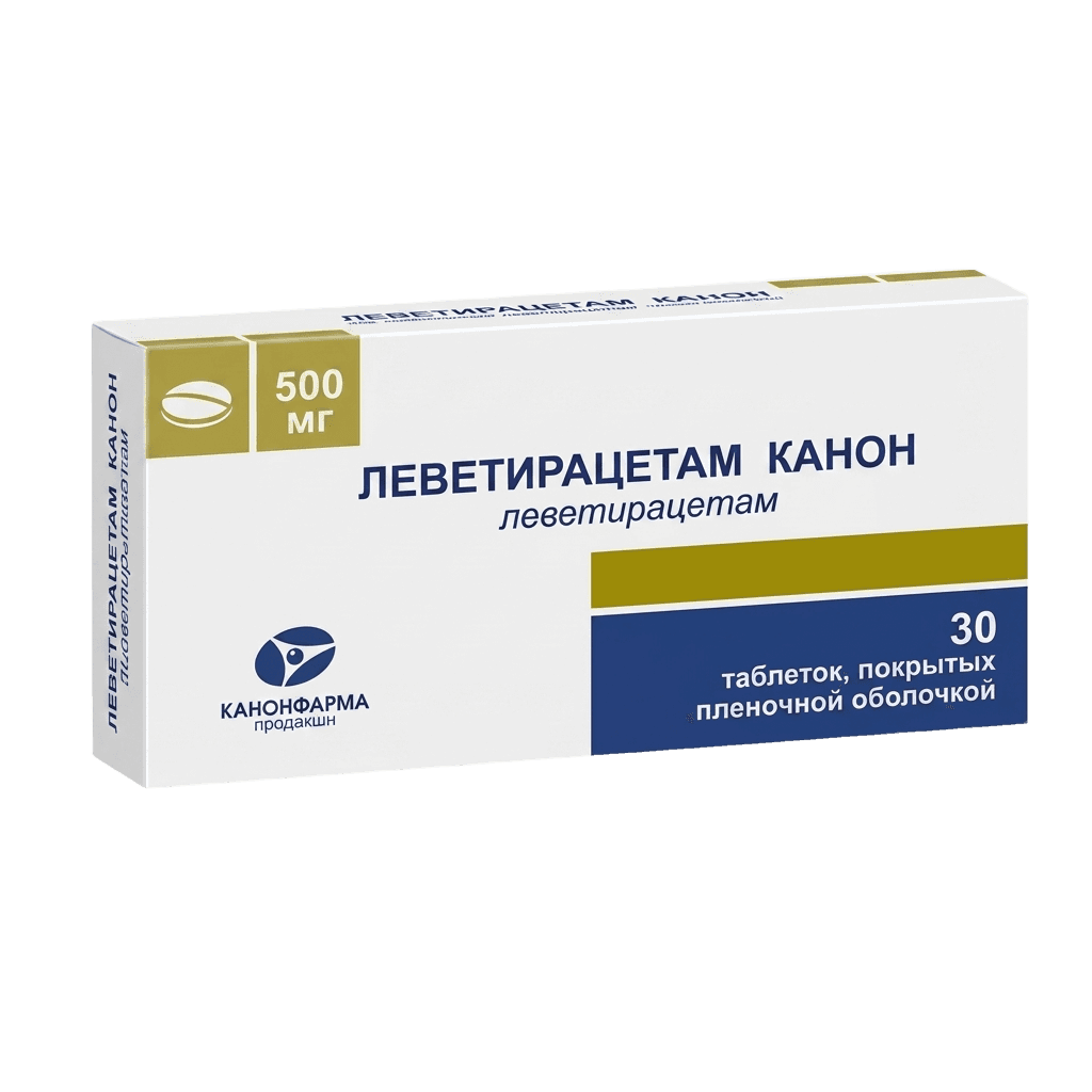 Леветирацетам Канон, 500 мг, таб. №30