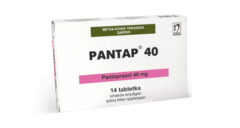 Пантап, 40 мг, таб. №14