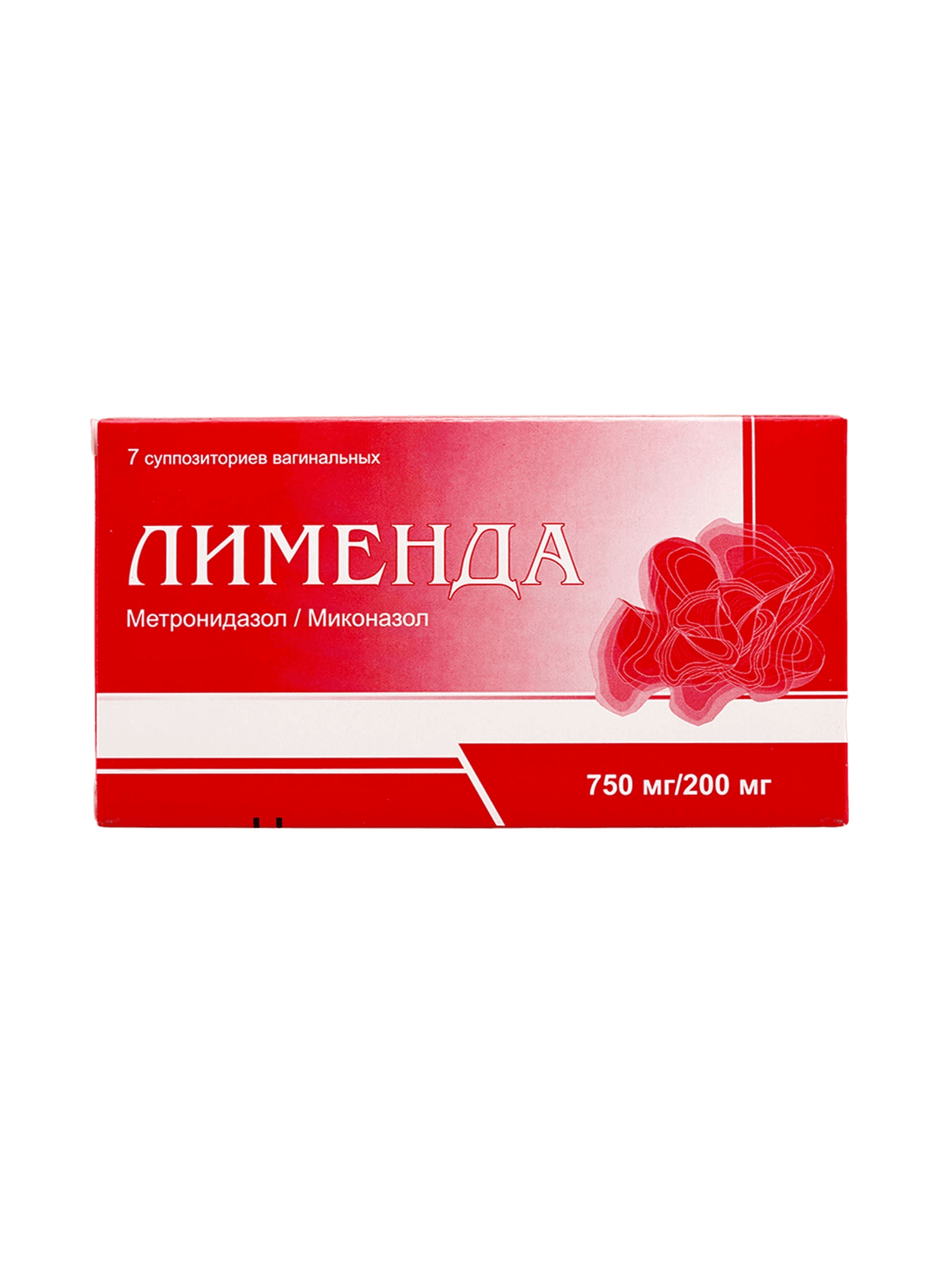 Лименда, 750 мг/200 мг, супп. ваг. №7