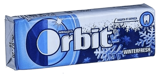 Жевательная резинка Orbit Winterfresh, 13,6 г (Зимняя свежесть)