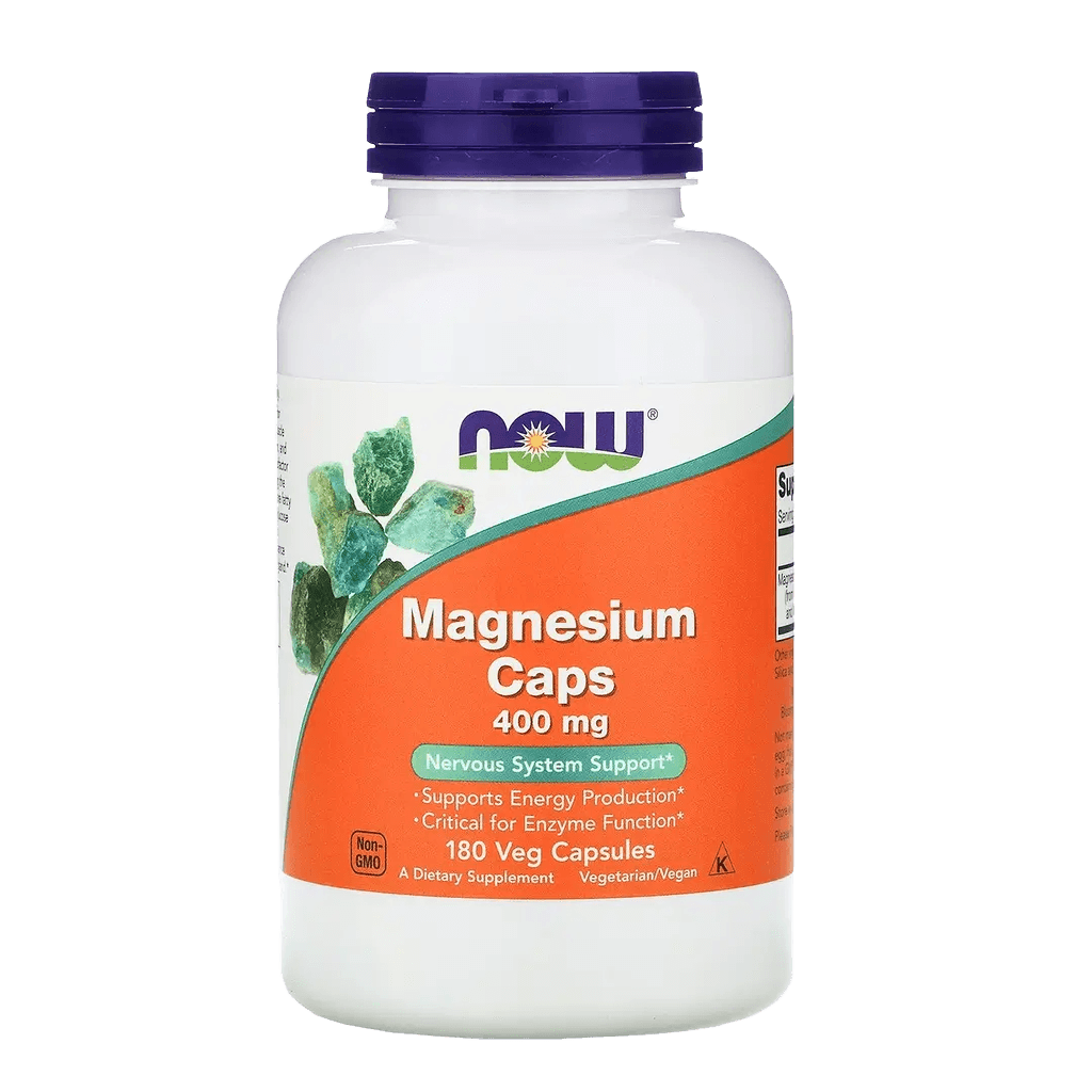 Магний (NOW Magnesium), 400 мг, капс. №180