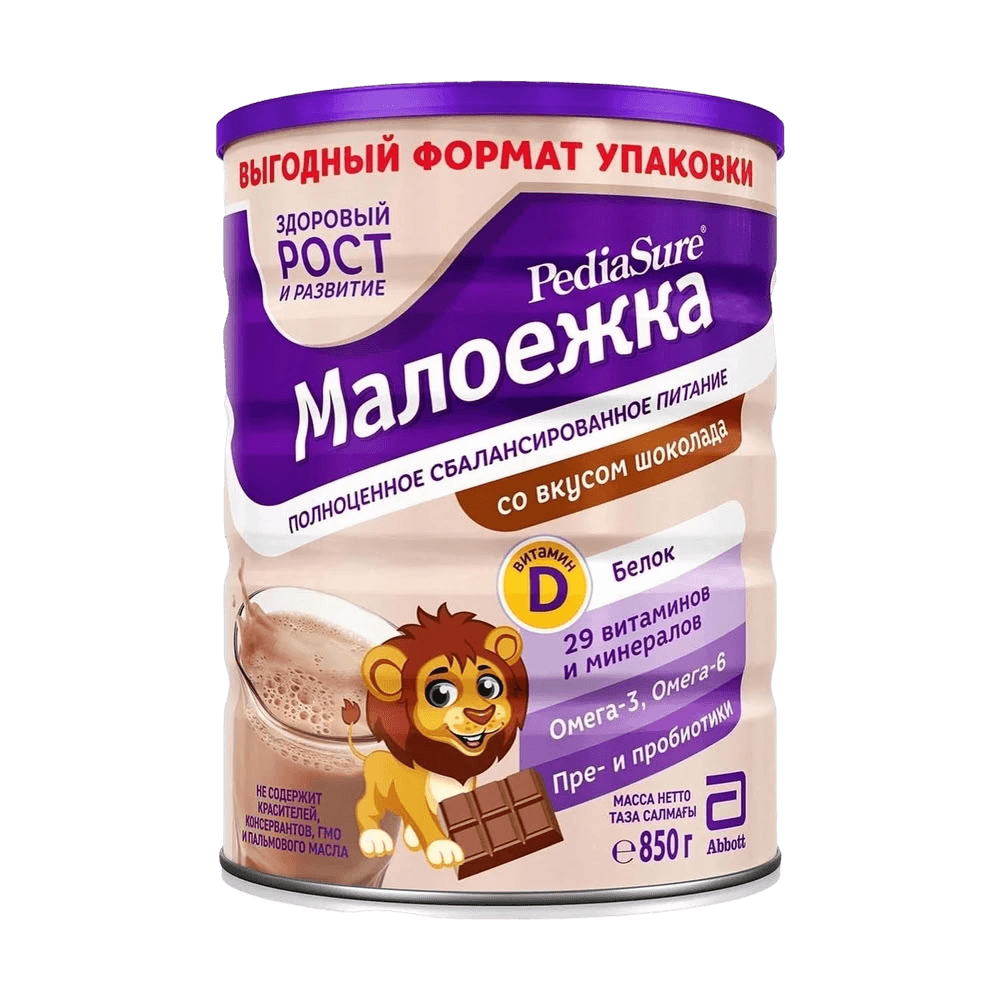 Смесь детская PediaSure Малоежка, 850 г (шоколад)
