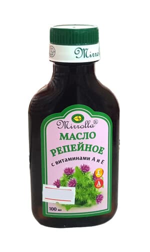Репейное масло с витаминами А, Е, 100 мл, флак.