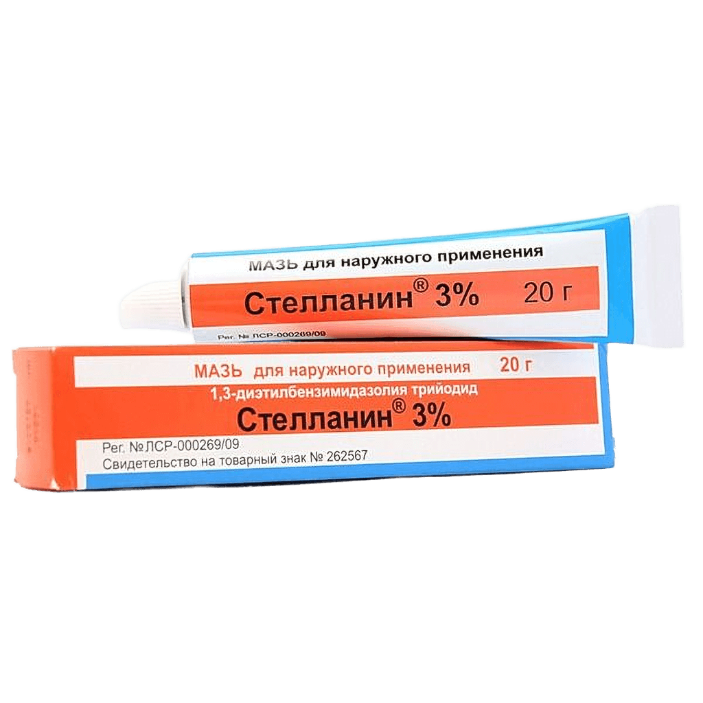 Стелланин, 3 %, 20 г, мазь
