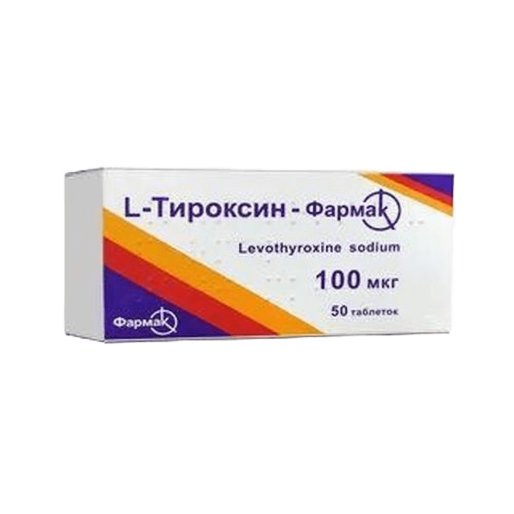 L-Тироксин-Фармак, 100 мкг, таб. №50