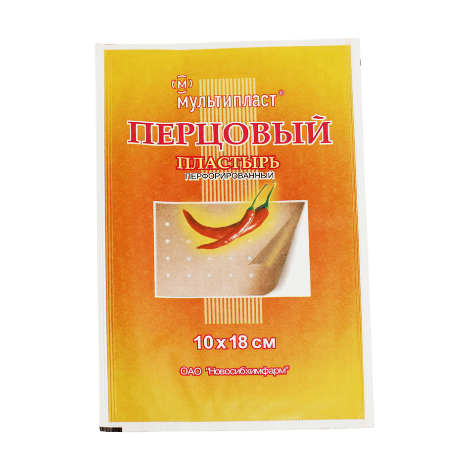 Перцовый Пластырь, 10 см х 18 см (перфорир)