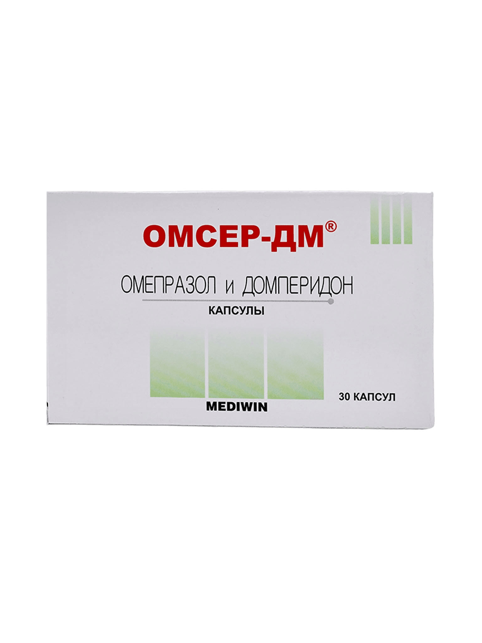 Омсер-ДМ, 20 мг/10 мг, капс. №30
