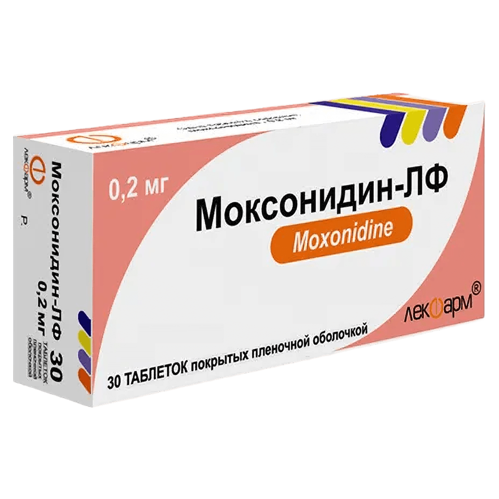 Моксонидин-ЛФ, 0,2 мг, таб. №30