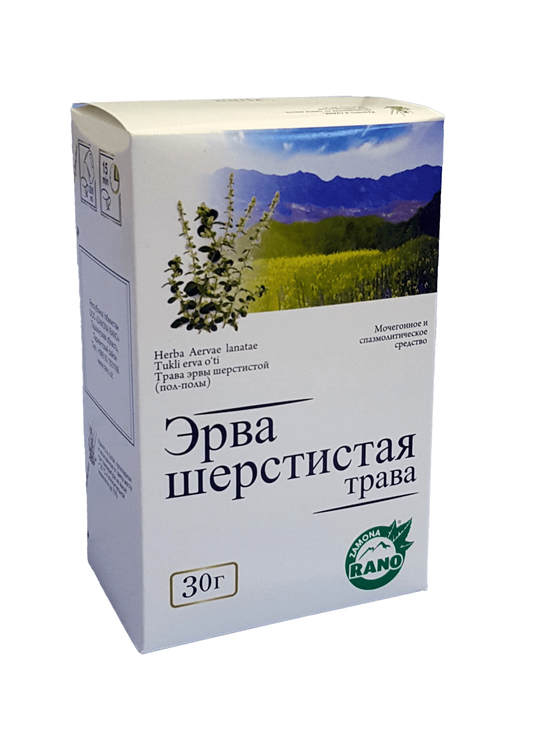 Трава Эрвы шерстистой (Пол-Полы), 30 г