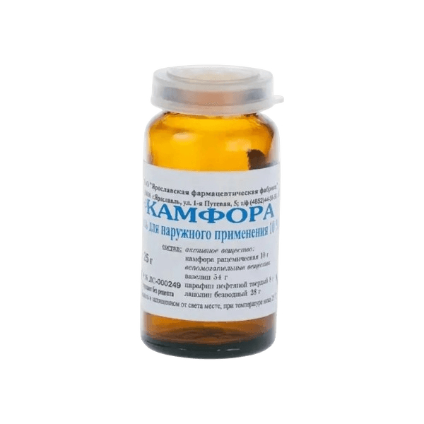 Камфорная мазь, 10%, 30 г.