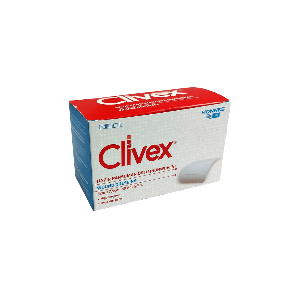 Пластыри неткан. Clivex, 5 х 7,5 см, №50