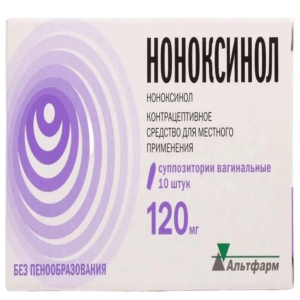 Ноноксинол, 120 мг, супп. ваг. №10
