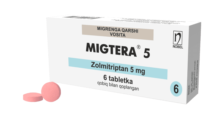 Мигтера, 5 мг, таб. №6