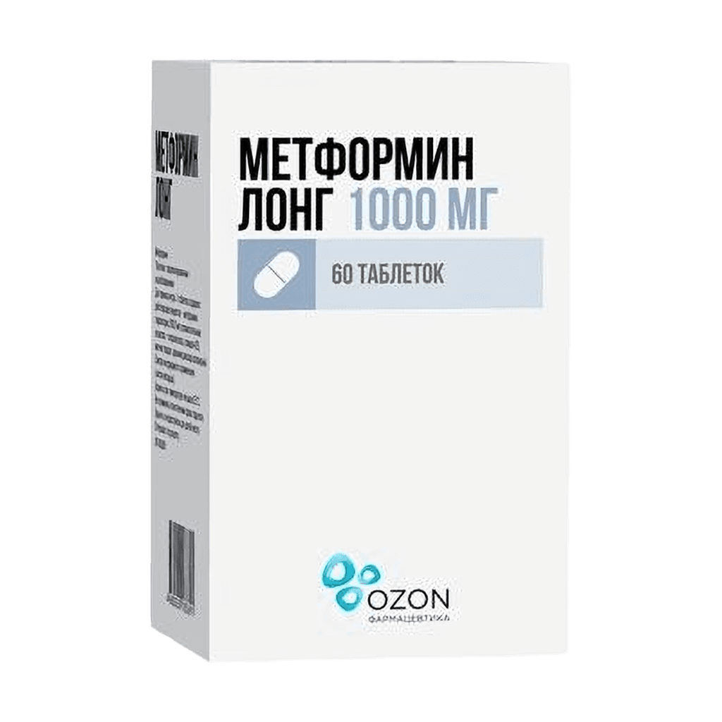 Метформин Лонг, 1000 мг, таб. №60