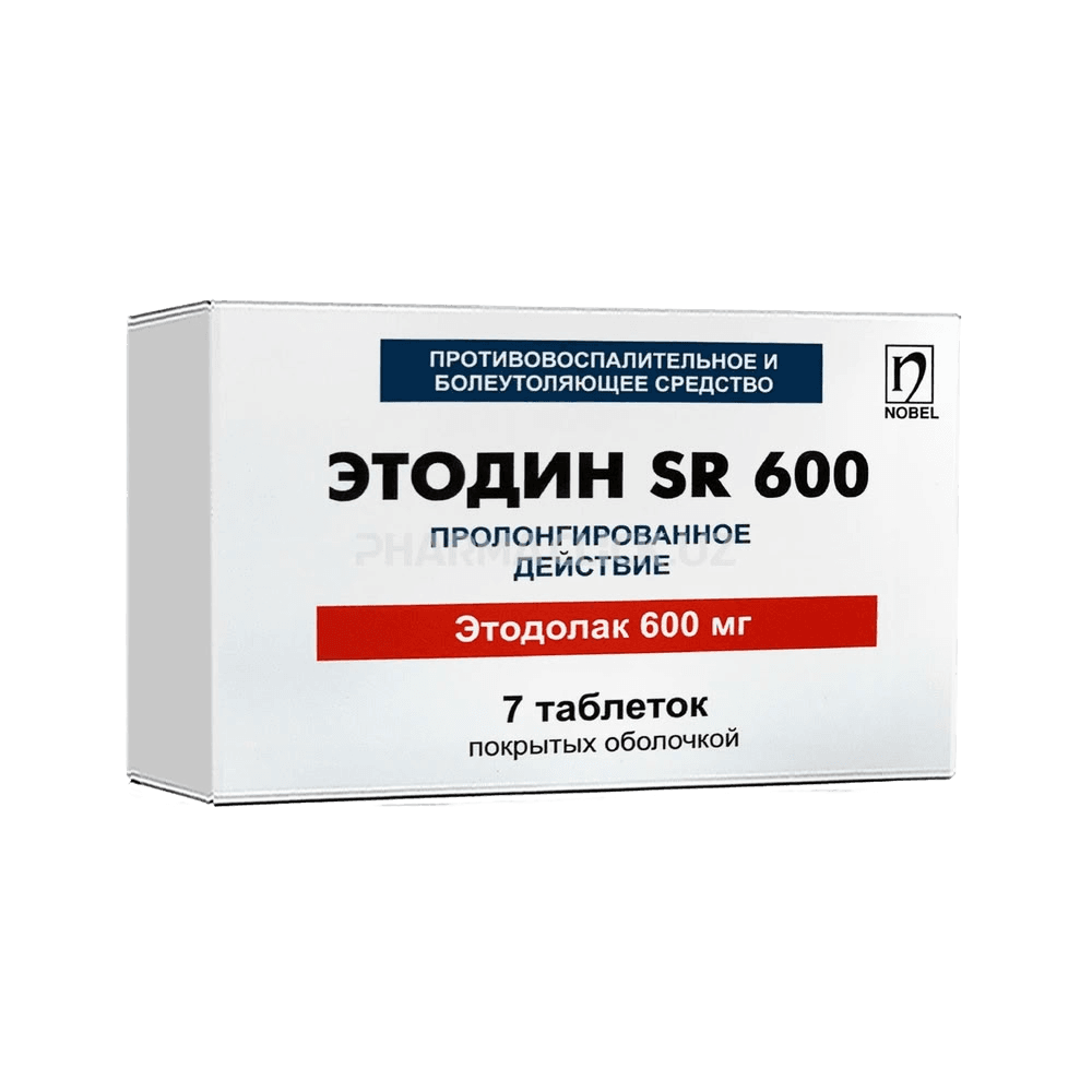 Этодин SR, 600 мг, таб. №7