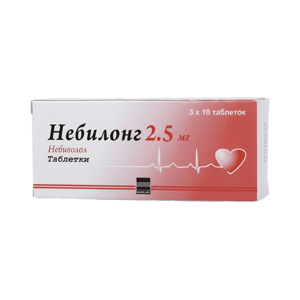 Небилонг, 2,5 мг, таб. №60