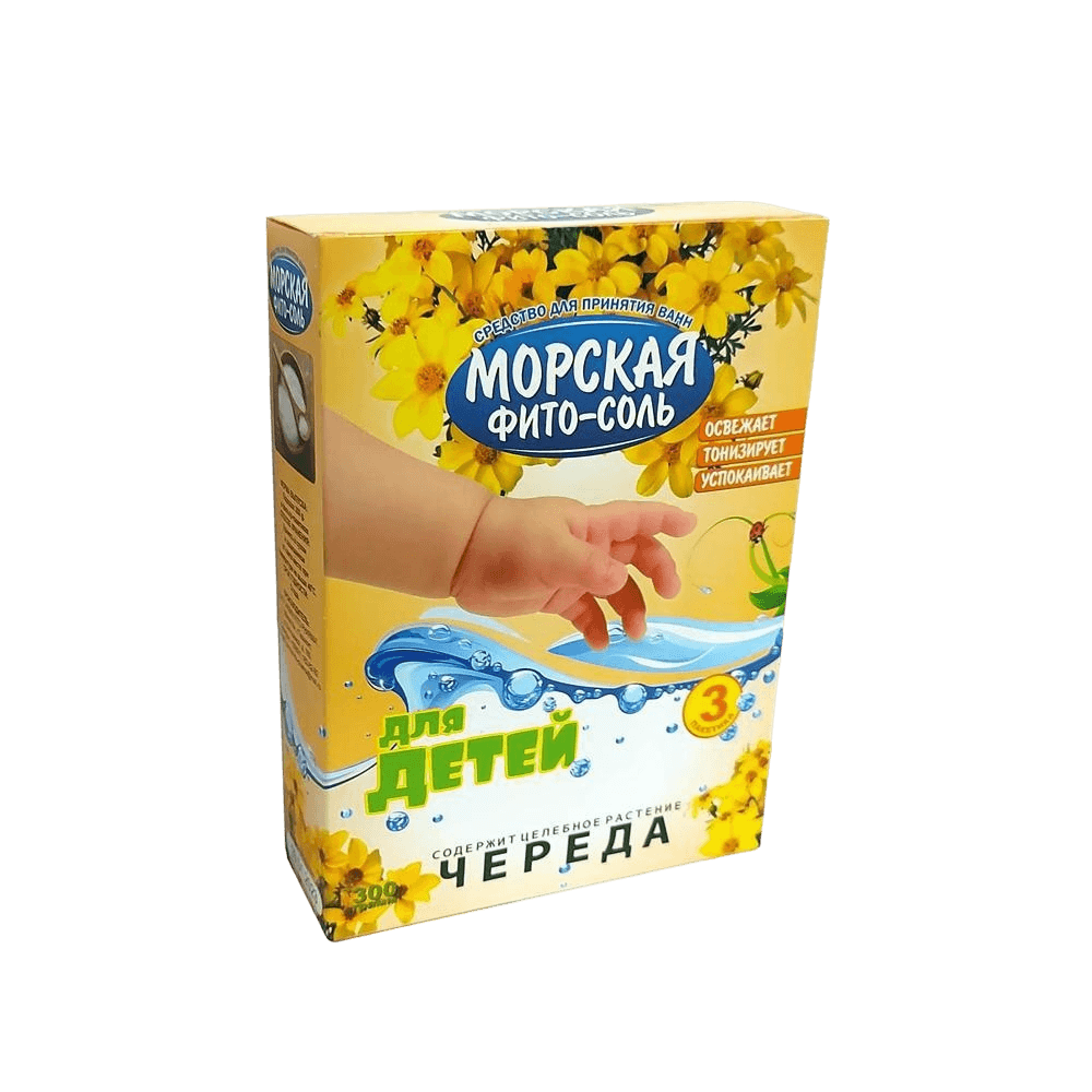 Морская фито-соль для детей, 300 г (череда)