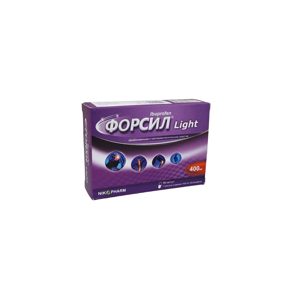 Форсил Light, 400 мг, капс. №10