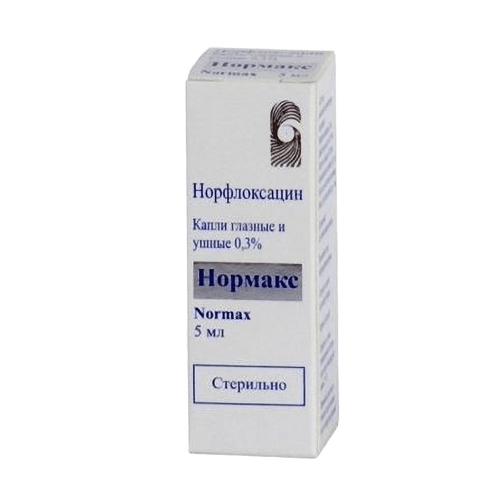Нормакс, 0,3%, 5 мл, капли глаз.