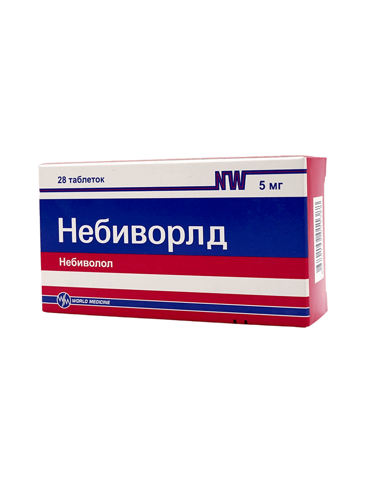 Небиворлд, 5 мг, таб. №28