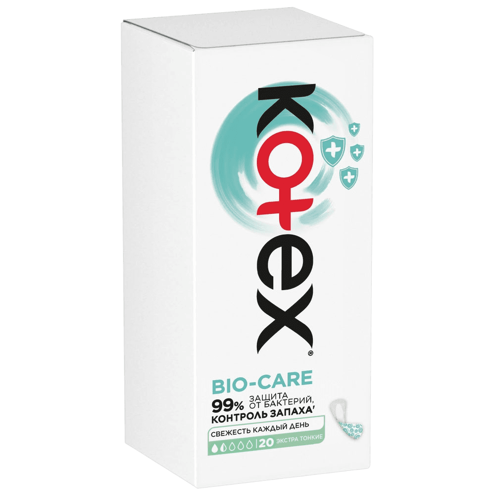 Прокладки гиг. Kotex Bio-Care, №20