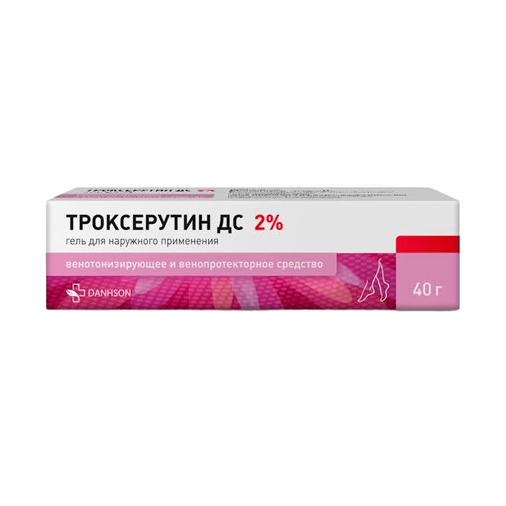 Троксерутин ДС, 2% 50 , гель