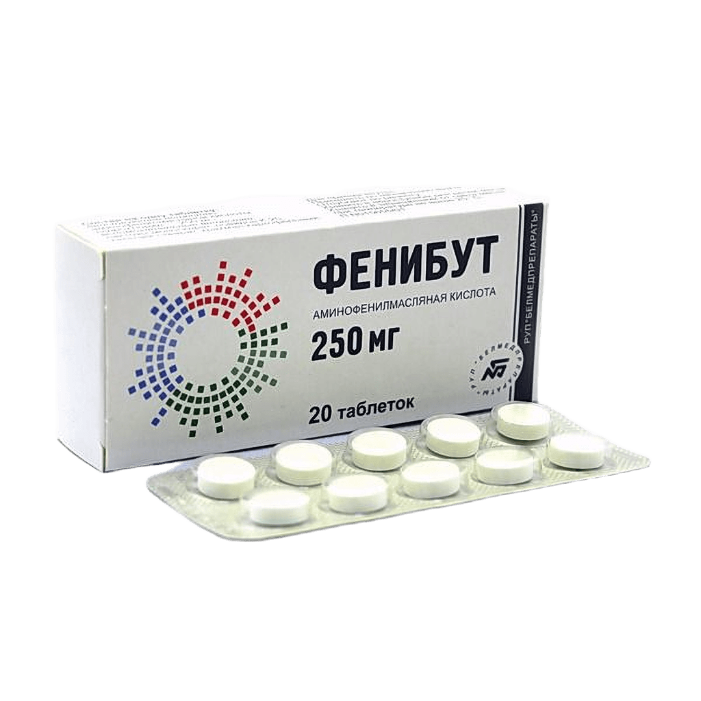 Фенибут, 250 мг, таб. №50