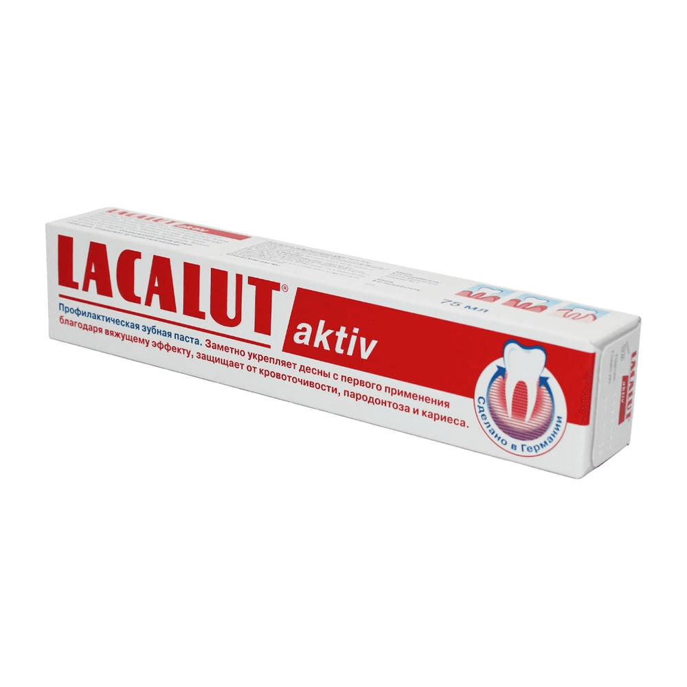 Зубная паста Lacalut Aktiv, 75 мл