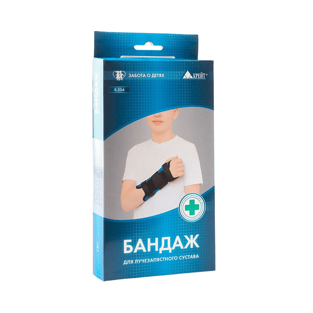 Бандаж для лучезапястного сустава дет. Крейт, м. Е-204 (левый)